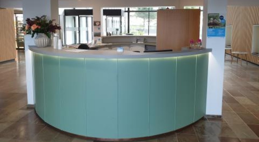 Billede af Informationen i Foyeren i Fredericia Sundhedshus